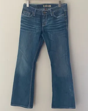 Bke Madison stretch bootcut denim jeans size 29 thumbnail 1