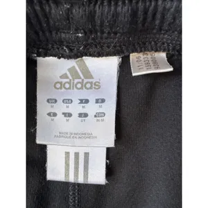 Adidas Women’s Running Shorts Medium Blue White Stripes 3-Stripes Activewear thumbnail 5