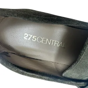 275 Central Penny Loafers Flats Suede‎ Olive Green Brown Size 37.5 US 7.5 thumbnail 12