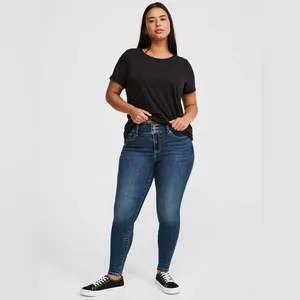 Torrid Super Soft Denim Jeggings Plus Size 18 Tall thumbnail 2