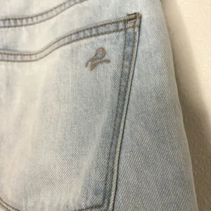 DL1961 Jeans Jerry High Rise Vintage Straight Leg Raw Hem Light Wash denim thumbnail 6