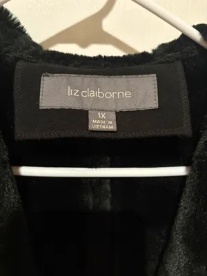 Liz Claiborne Faux Suede/Shearling Hooded 1X thumbnail 3
