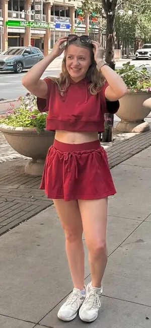 Pink Lily Sleeveless Hoodie Mini Skort thumbnail 1