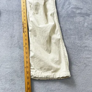 Hollister Parachute Baggy Pants Women XS Cream Adjustable Rise Cinch Hem 8479 thumbnail 9