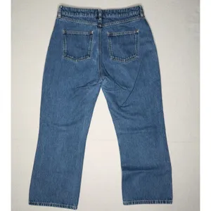 Sézane The Brut Sexy Straight Leg Jeans Blue Organic Cotton Women Size 40 US 8 thumbnail 12
