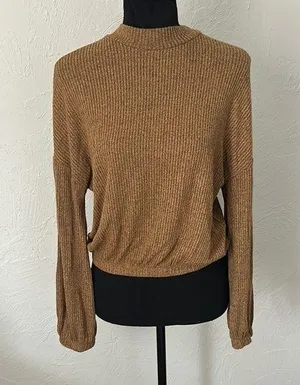 Moa Moa Women's Long Sleeve Tee - Brown thumbnail 1