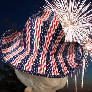 Cowgirl hat! Red, white and blue costume! thumbnail 4