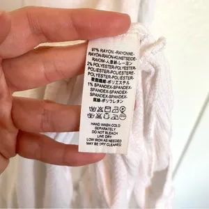 Free People Women's XS Your Girl Ruffle Tunic Dress White Boho Flowy Casual thumbnail 7