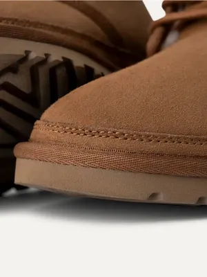 NEW UGG Women’s Neumel Suede Wool Lace-Up Chestnut Ankle Chukka Boots, Size 10 thumbnail 13