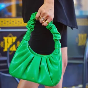 JW‎ PEI Gabbi Ruched Hobo Handbag - Grass green thumbnail 3