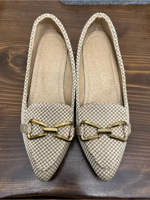 Woven pointed toe loafers Size 5 thumbnail 1