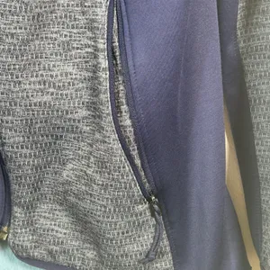 The North Face Women's Asymmetrical Full Zip Fleece Jacket‎ Blue Heather Size M thumbnail 5
