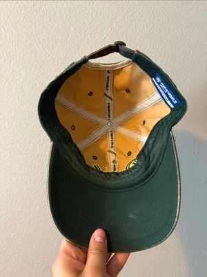 Top Of The World Oregon Ducks Distressed Green Adjustable Hat thumbnail 4