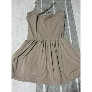 Better‎ Together Women Small Taupe Brown Active Exercise Dress OKJ041 Strappy S thumbnail 6