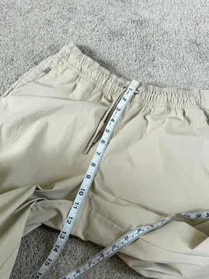 Athleta Women’s Midday Mid Rise Crop Poplin Pants Lightweight UPF 40+ in Ecru S thumbnail 11