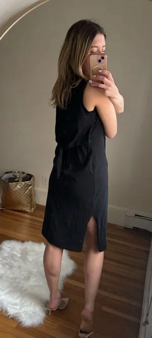 New with Tags GAP Cotton Midi Dress features back tie / Large thumbnail 3