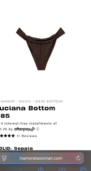 Inamorata bikini bottoms Brown Size XS thumbnail 1