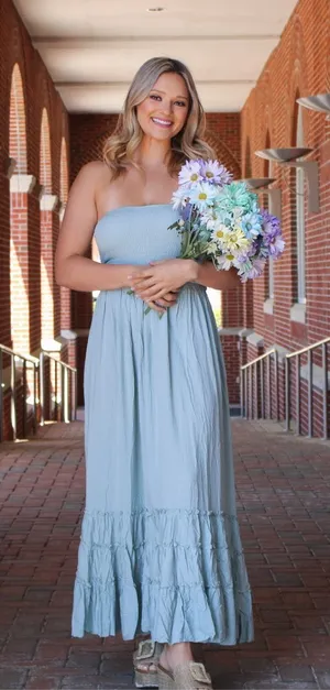 Amazon Boho Backless Maxi Dress thumbnail 1