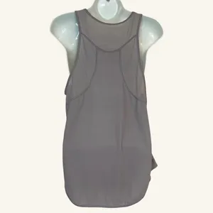 Uhventure Muted Purple Sleeveless‎ Workout Tank Athletic Top Shirt Mesh Panels M thumbnail 3