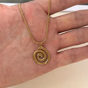Swirl Pendant Necklace for Women thumbnail 4