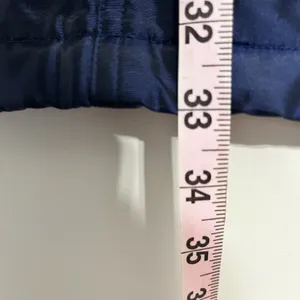 Guess Women's Dark Blue Shiny Long Winter‎ Jacket Size Small Missing Belt thumbnail 9