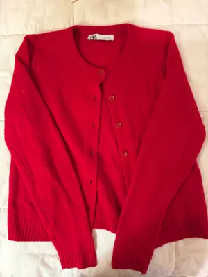 ZARA Cardigan Knit Sweater thumbnail 1