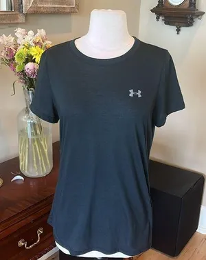 Under Armour Threadborne Women's Black T-Shirt thumbnail 1
