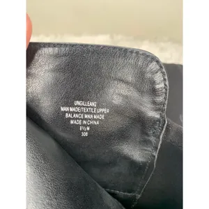 Unisa Black Riding  Boot Back Stretch Sz 8.5 M Knee High Classic Retro thumbnail 5