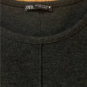 ZARA Dark Gray Short‎ Sleeve Crewneck Cotton Blend Soft Mini Dress Size Small thumbnail 13