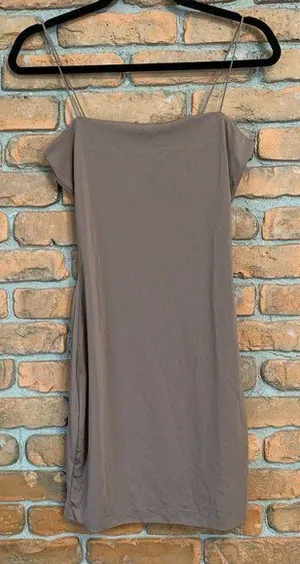Love Tree Spaghetti Strap Bodycon Mini Dress Brown‎ - Size M thumbnail 1