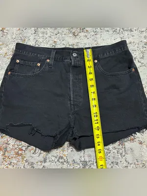 LEVI’S 501 Jean shorts size 32 black thumbnail 7