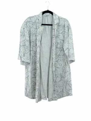 MADEWELL Lightspun Cover-Up Blue White Mini Shirtdress Sz S thumbnail 2