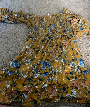 Off The Shoulder Sundress Size XL thumbnail 1