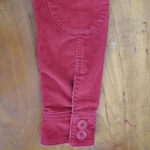LL Bean Shooting Styled Red Corduroy Jacket XS thumbnail 4