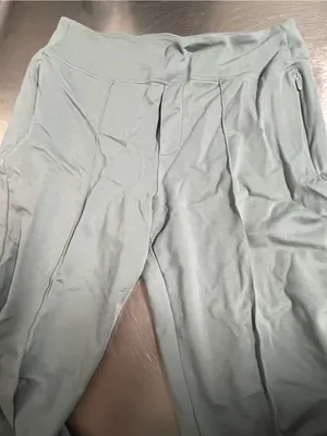 Athleta Eastbound Straight Leg Pant Sage Green - Size 12 - EUC thumbnail 3