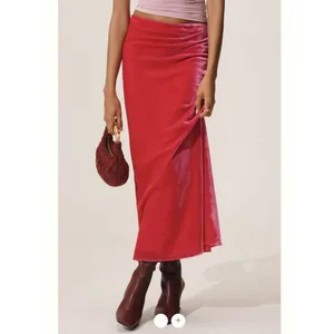 Anthropologie The Tilda Maxi Slip Skirt: Velvet Edition thumbnail 2