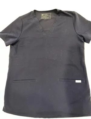 FIGS Navy Blue Scrub Top thumbnail 1