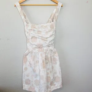 Free People Meet Me In Maui Printed Mini Dress NWT‎ Size Large thumbnail 4