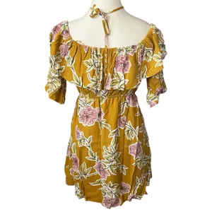 Cupcakes‎ & Cashmere Fonda Ruffle Detail Floral Print Mini Dress Halter Neck XS thumbnail 4