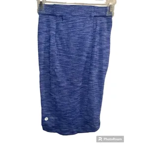 ✨Lululemon &go Where To Sz 2 Heather Blue Skirt✨ thumbnail 8