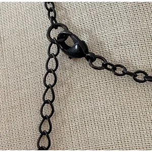 Black Metal Aurora Borealis Y-Necklace thumbnail 5