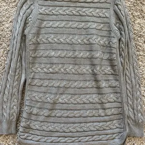Lauren Ralph Lauren Gray Cable Knit Sweater thumbnail 2