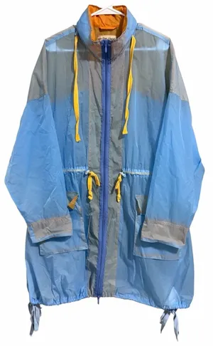 Free‎ People We The Free Summer Winds Poncho Blue Women's Size Medium/Large thumbnail 1