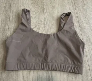 Everlane Scoop Bralette in Taupe thumbnail 1