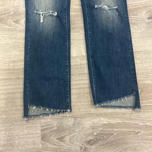 MOTHER Rascal Ankle Straight Leg Fray Field of Dreams Jeans Size 25 thumbnail 3