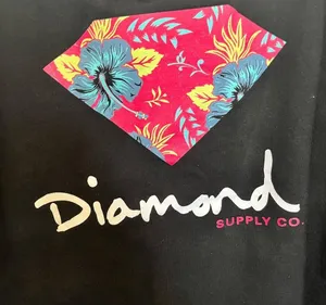 Diamond supply black long sleeve sweatshirt measurements in pictures thumbnail 4