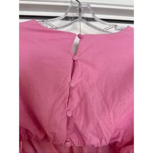 Hello Molly NWT pink cutout puff sleeve dress size M/6 thumbnail 7
