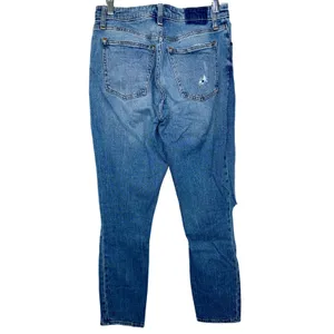 Abercrombie & Fitch Curve Love The Skinny High Rise Blue Denim Jeans Size 28 6 L thumbnail 2