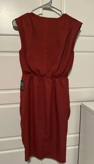 Express Red/Orange Dress thumbnail 2