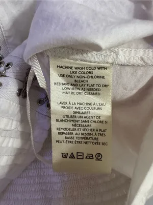 Free People White Hook-and-Eye Amelia Corset Top Size XS thumbnail 5